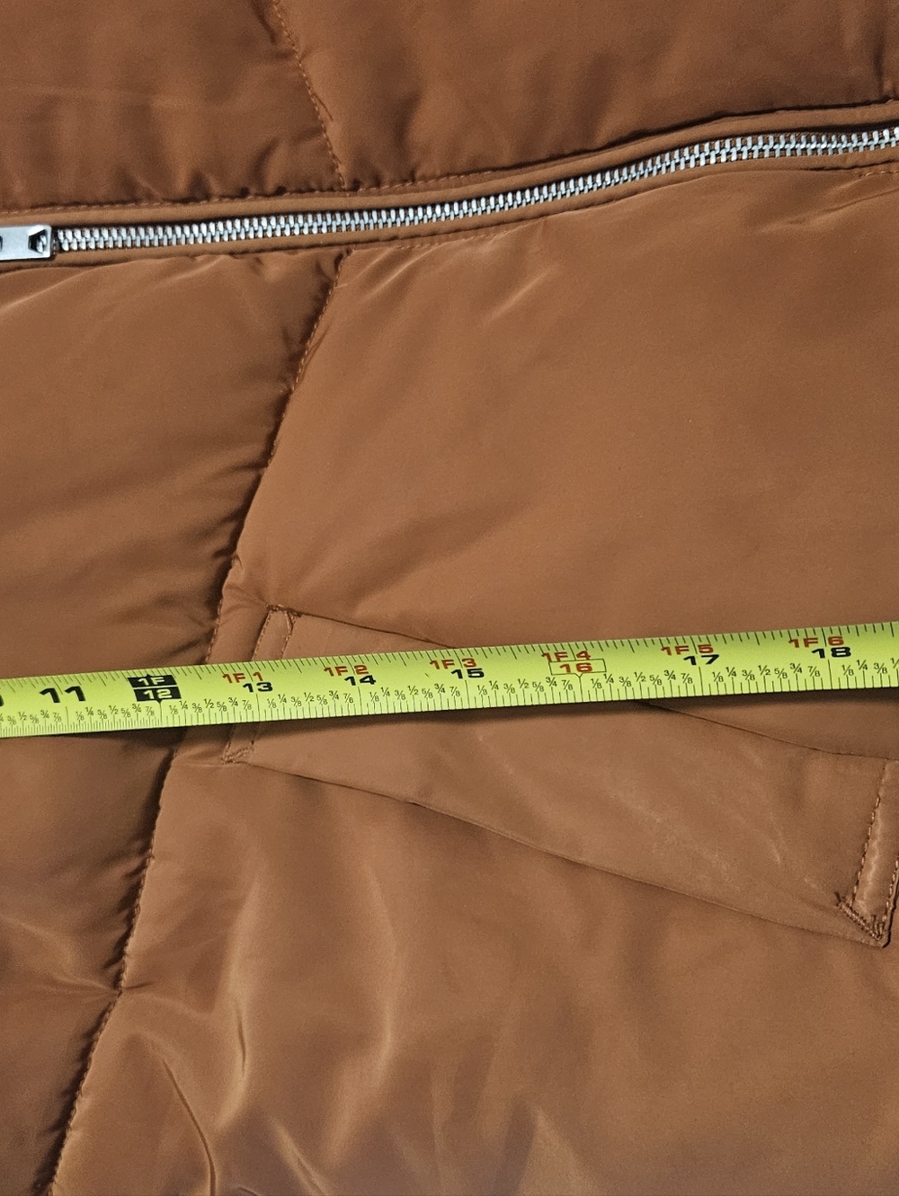 H&M Divided Brown Puffer Jacket, Size XS, Short, Pockets, Very Good Condition - Picture 5 of 12